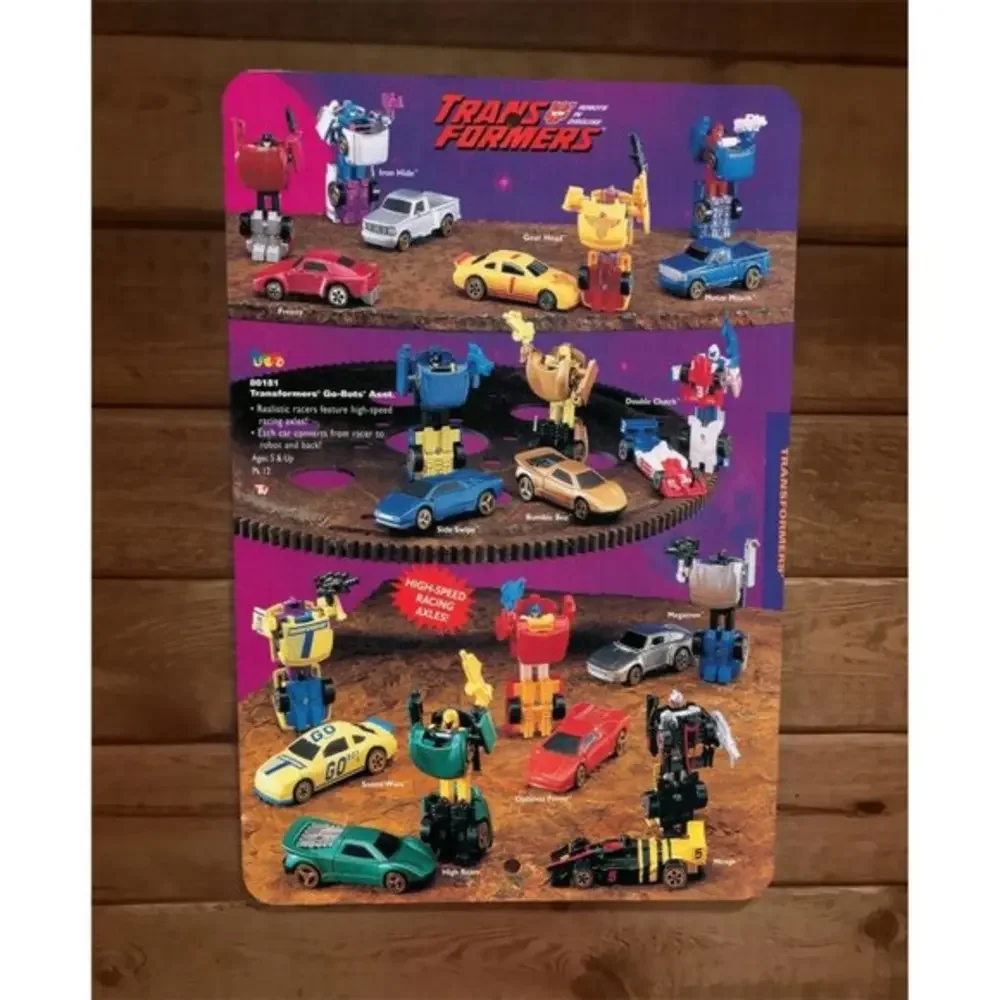 Gobots Transformers toy ad 8x12‎ Metal Wall Sign